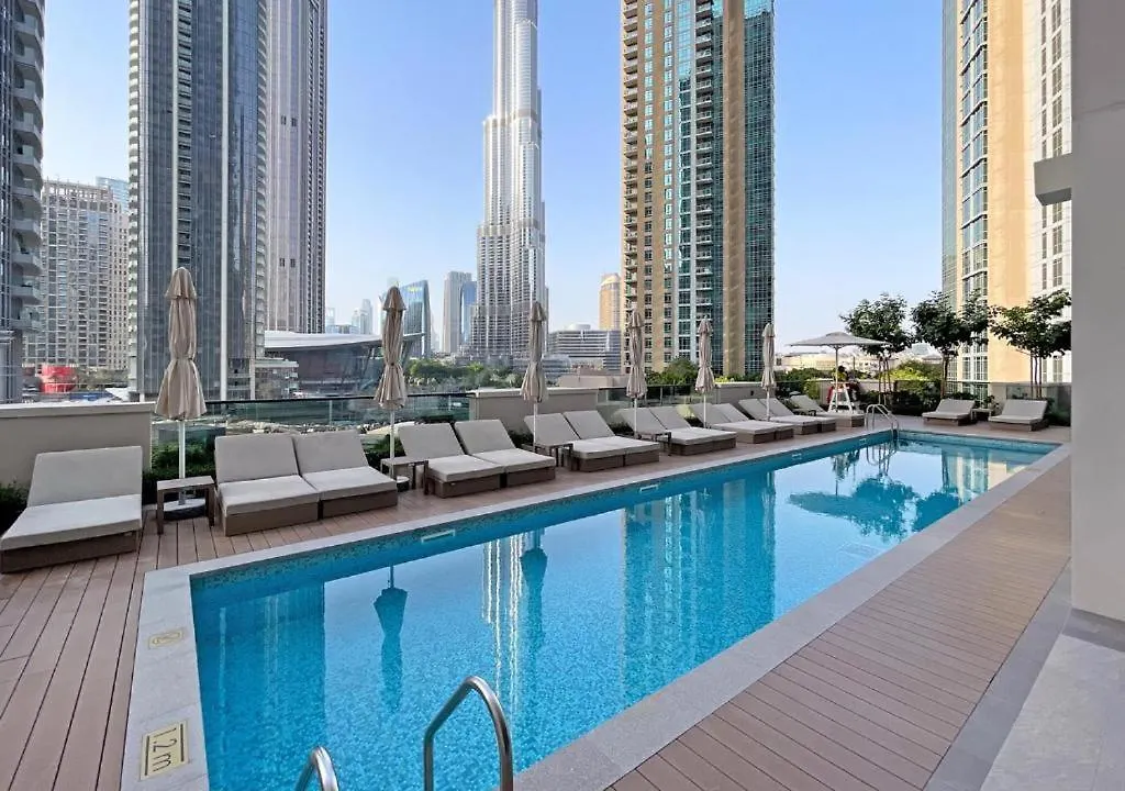 Apartment Spacious 3Br Plus Maids Burj Khalifa View Dubai